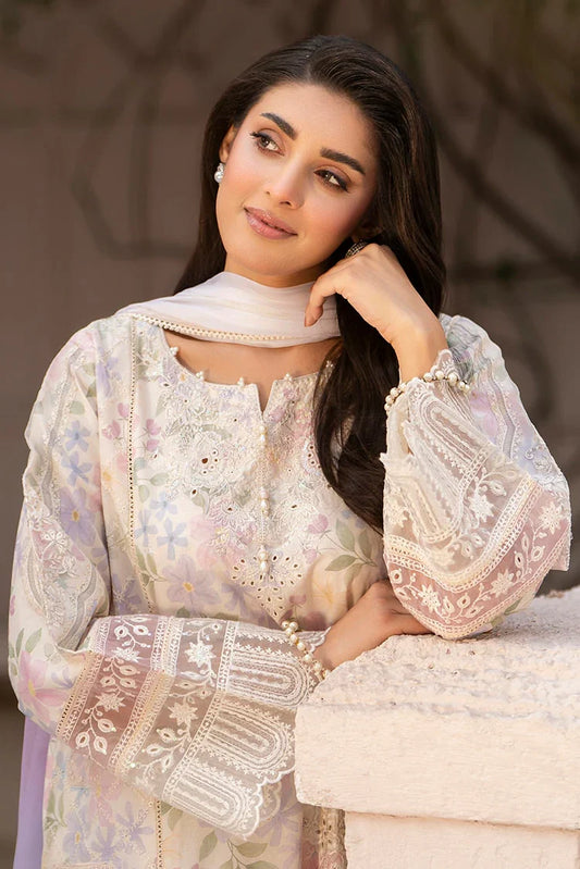 Ellena - 3-PC Stitched Embroidered Suit
