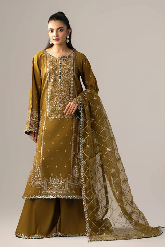 Ellena - 3-PC Stitched Embroidered Suit