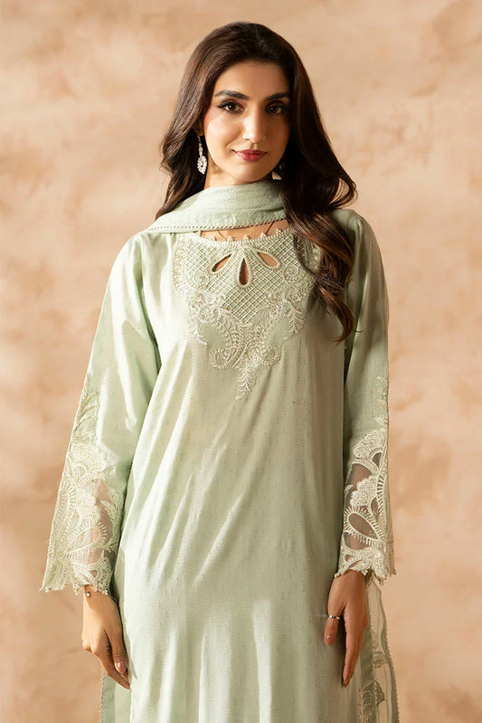 Ellena - 3-PC Stitched Embroidered Suit