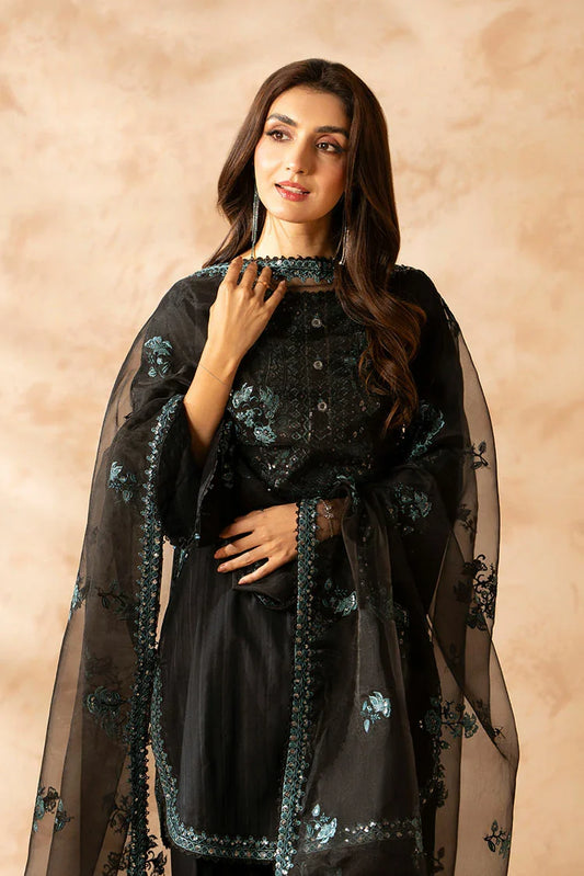 Ellena - 3-PC Stitched Embroidered Suit