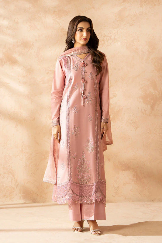 Ellena - 3-PC Stitched Embroidered Suit