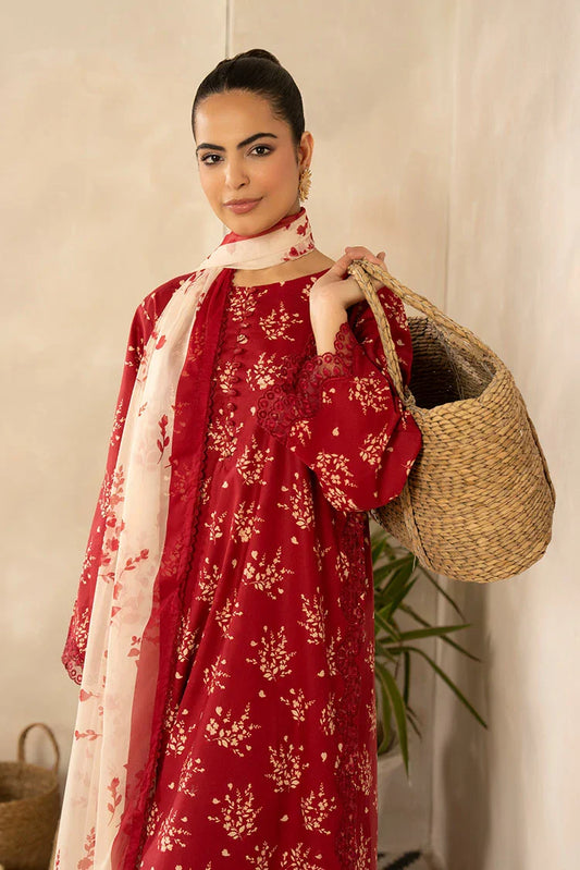 Ellena - 3-PC Stitched Embroidered Suit
