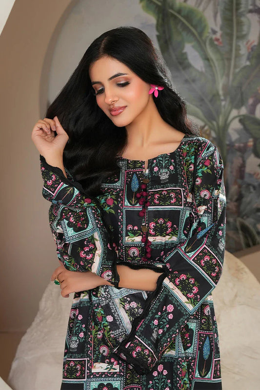 Ellena - 2-PC Stitched Printed Suit