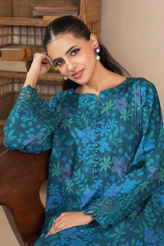 Ellena - 2-PC Stitched Printed Suit