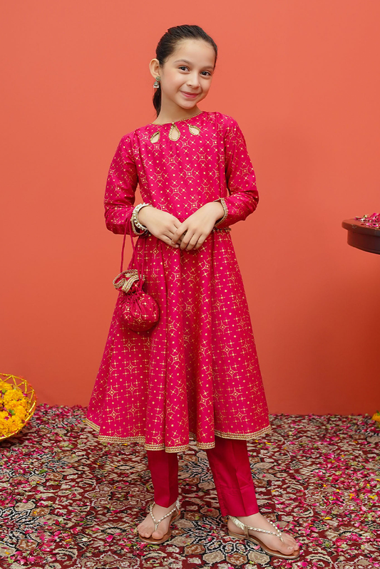 Picture of <!--bxn-->Modest - Cambric Printed 3 Piece Suit - 8505 - Available at Raja Sahib