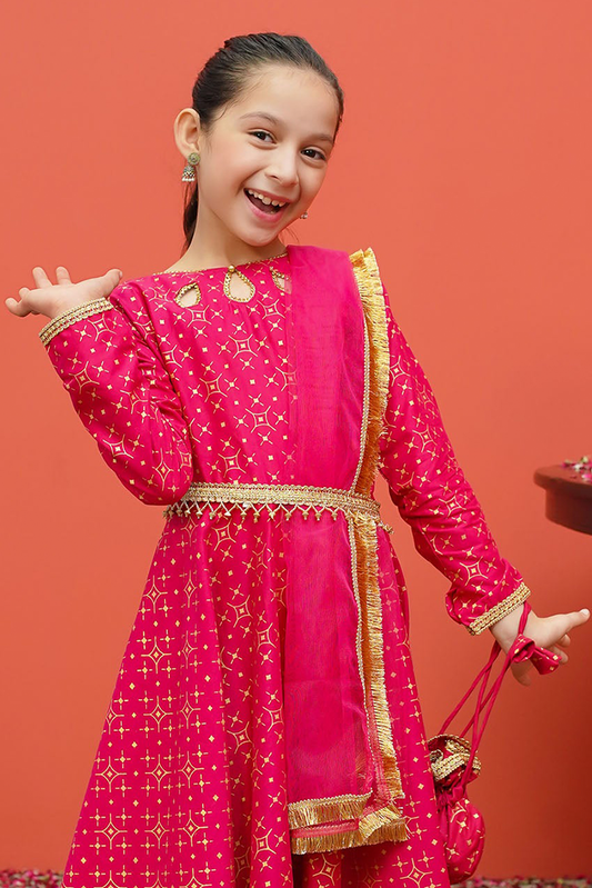 Picture of <!--bxn-->Modest - Cambric Printed 3 Piece Suit - 8505 - Available at Raja Sahib