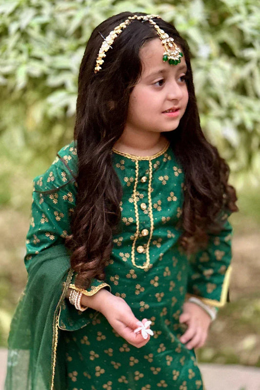 Modest - Toddlers 3 Piece Cotton Suit - 8615