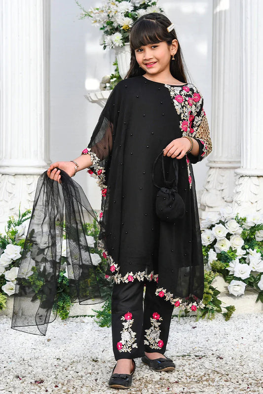 Modest - Pearl Cape Dress - Black