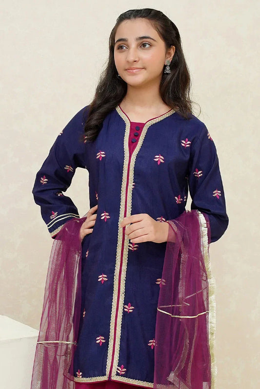 Picture of Modest - Girls 3 Piece Suit - Kohinoor - Available at Raja Sahib