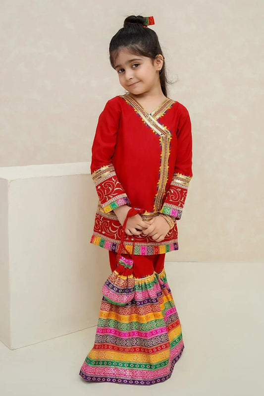 Picture of <!--bpd-->Modest - Mah e Noor - Red - Available at Raja Sahib