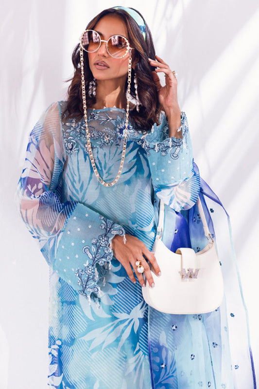 Picture of <!--sf-->Nureh - NU2 132 Cosmos Ballerina Embroidered & Embellished Chiffon Collection - Available at Raja Sahib