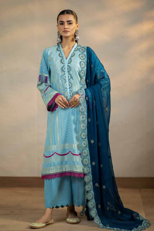 Picture of <!--sc-->Charizma - CJ4 07 Embroidered Cambric Jacquard Collection Vol 1 - Available at Raja Sahib