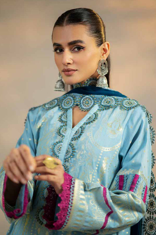 Picture of <!--sc-->Charizma - CJ4 07 Embroidered Cambric Jacquard Collection Vol 1 - Available at Raja Sahib