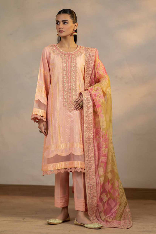 Picture of <!--sb-->Charizma - CJ4 08 Embroidered Cambric Jacquard Collection Vol 1 - Available at Raja Sahib