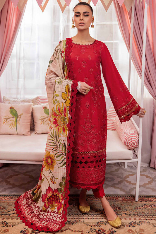 Picture of <!--ro-->Nureh - NS 113 Maya Embroidered Dobby Lawn Collection Vol 1 - Available at Raja Sahib