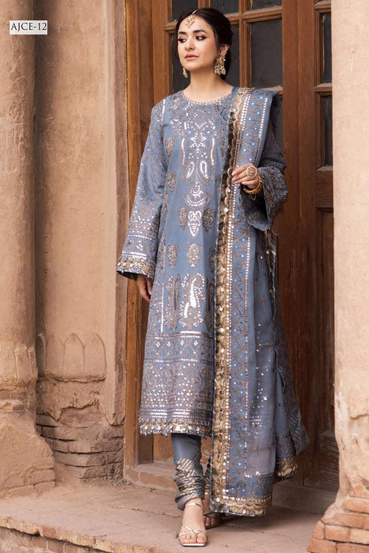 Picture of <!--pn-->Asim Jofa - AJCE 12 Chikankari Eid Collection - Available at Raja Sahib