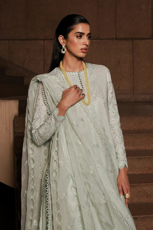 Picture of <!--adx-->Afrozeh - Celadon AL-24-V4-06 Chikankari Lawn Festive Collection - Available at Raja Sahib