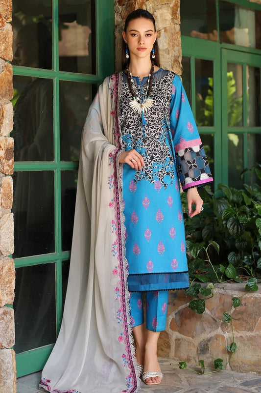 Picture of <!--os-->Charizma - PM4-34 Print Melody Printed Lawn Collection Vol 4 - Available at Raja Sahib