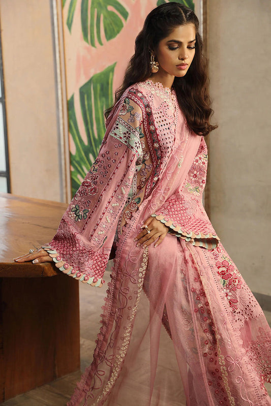 Picture of <!--adp-->Maryam Hussain - L24-10 CORAL Meer Luxury Lawn Collection - Available at Raja Sahib