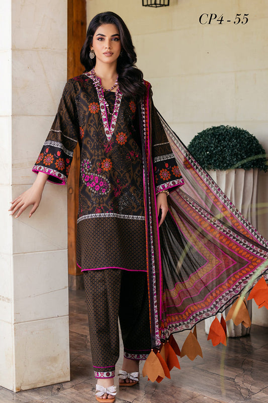 Picture of <!--od-->Charizma - CP4-55 C Prints Printed Lawn Collection Vol 6 - Available at Raja Sahib