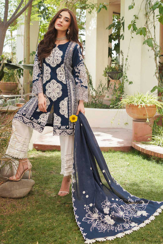 Picture of <!--nx-->Manara - ML 01 Sapphire Luxury Lawn Collection - Available at Raja Sahib