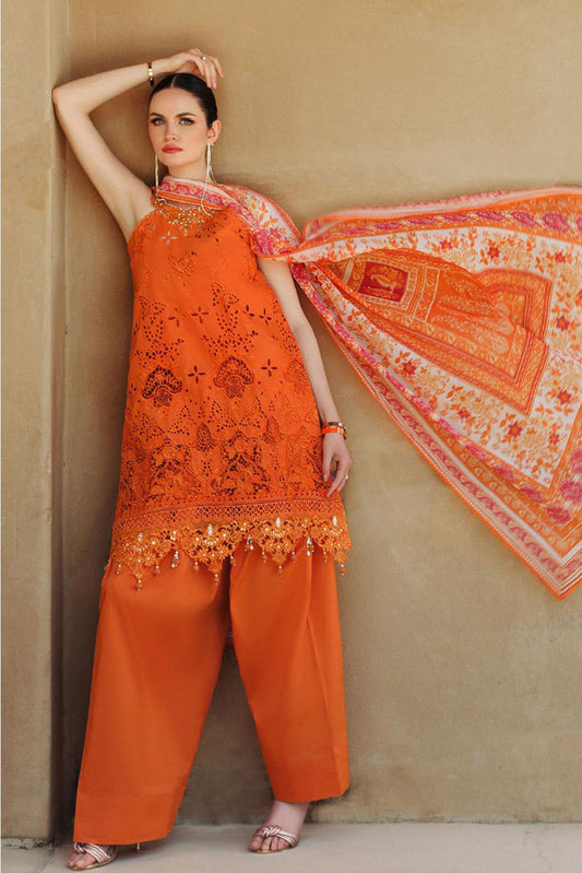 Picture of <!--nw-->Noor by Saadia Asad - Design 11 Noor Eid Handwork Laserkari Lawn Collection - Available at Raja Sahib