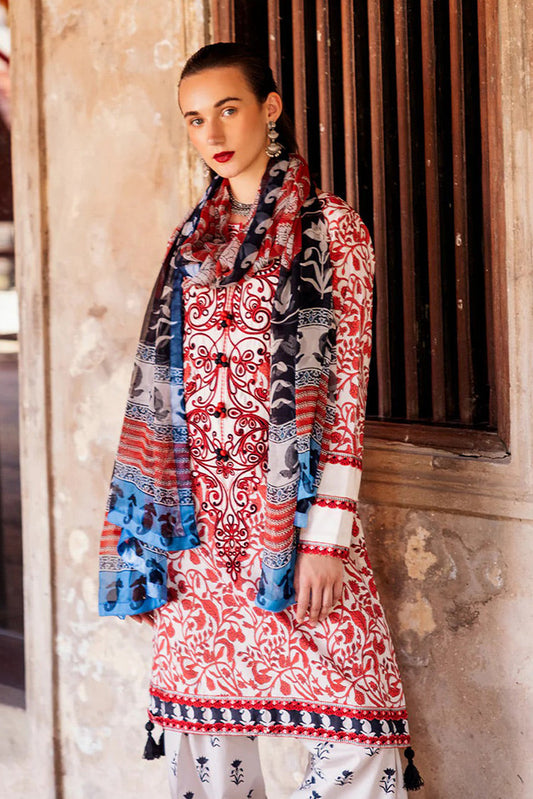 Picture of <!--aco-->Roheenaz - RNB-04A Kimia Taneez Block Printed Lawn Collection - Available at Raja Sahib