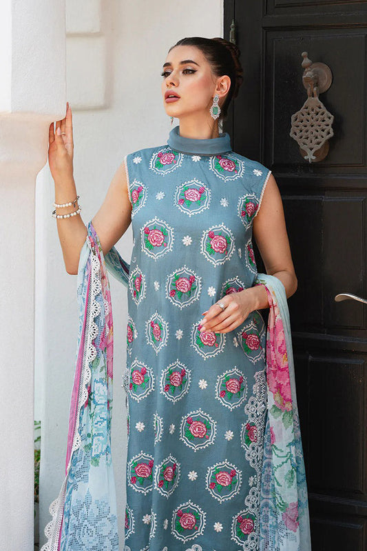 Picture of <!--bgp-->Saira Rizwan - SRLL2 24 09 AMAL Luxury Lawn Collection Vol 2 - Available at Raja Sahib