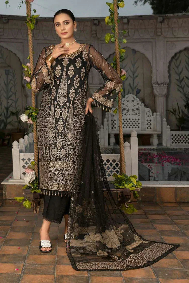 Janique - Luxury Khaadi Collection Vol 5 - 01 Sable Black