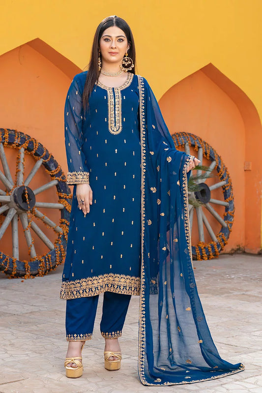 Abaan Zohan - Ada - Peacock - 3 Piece