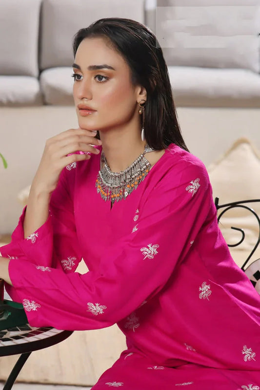 Picture of <!--bxd-->Abaan Zohan - Akkas Collection - Hot Pink - Available at Raja Sahib