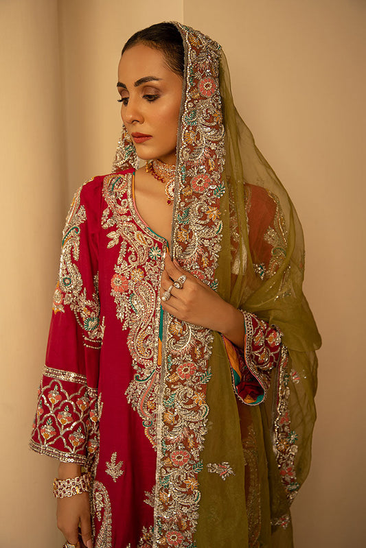 Picture of <!--uw-->Ahmad Raza - Aaghaz Pret Collection - Henna - Available at Raja Sahib