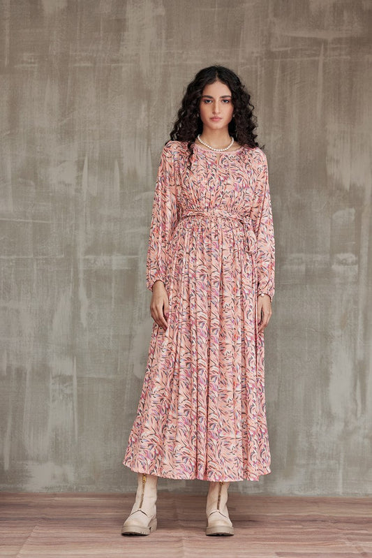 Ellena - Western Georgette Dress