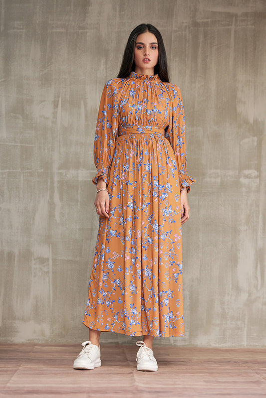 Ellena - Western Georgette Dress