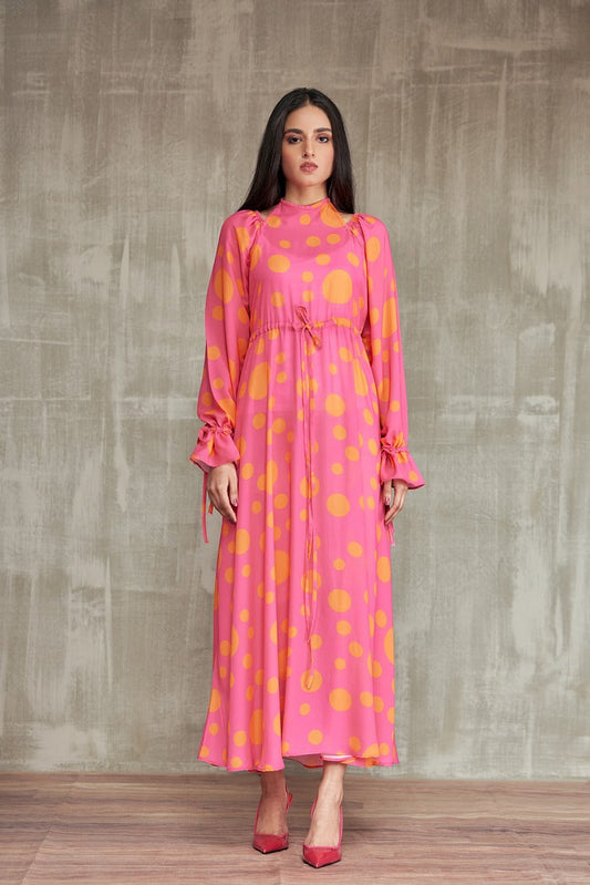 Ellena - Western Georgette Dress
