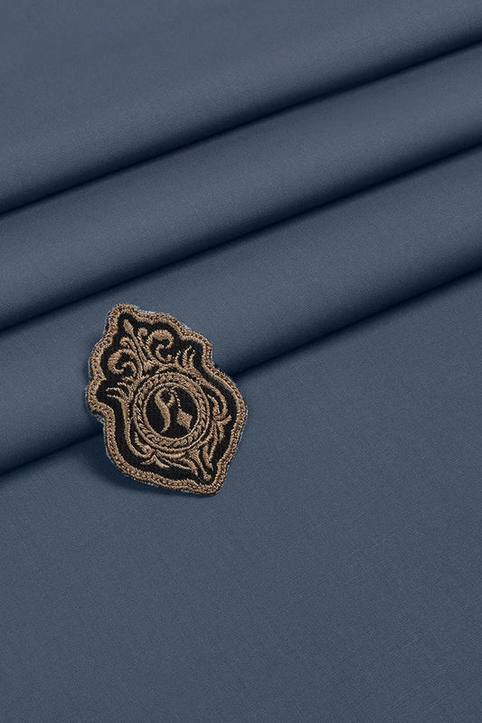 Fabrich - Unstitch Atlantis Wash & Wear Kameez Shalwar Fabric - Gunmetal