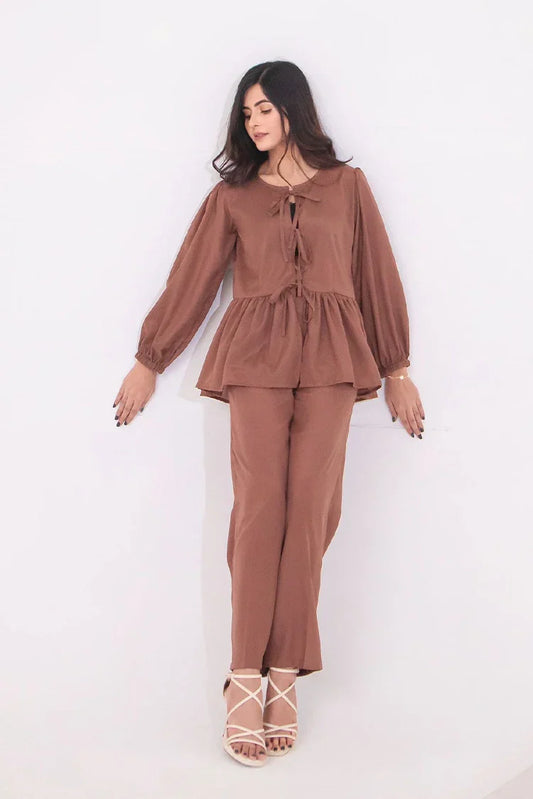 Picture of <!--kb-->The Slay Wear - Co-ord Set - Autumn Embrace - Available at Raja Sahib