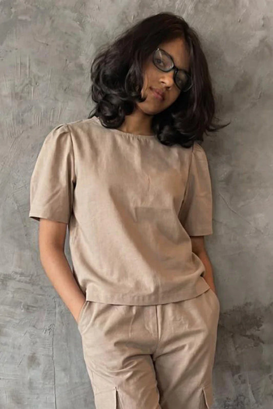 Abar - Monochrome Edit - 2 Piece - Sand Stone