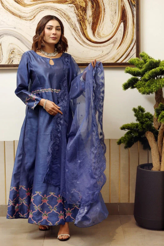 Picture of <!--jy-->Emeralds - Block Printed Festive Pret - Aks - Available at Raja Sahib