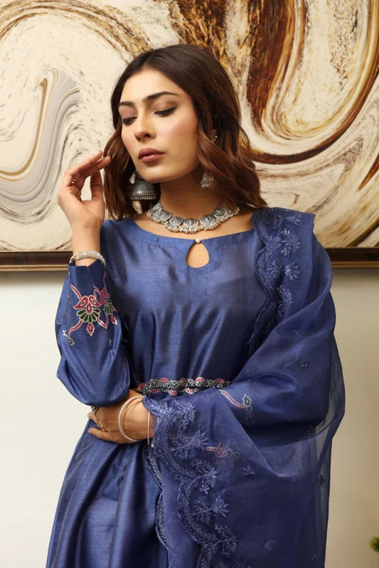 Picture of <!--jy-->Emeralds - Block Printed Festive Pret - Aks - Available at Raja Sahib