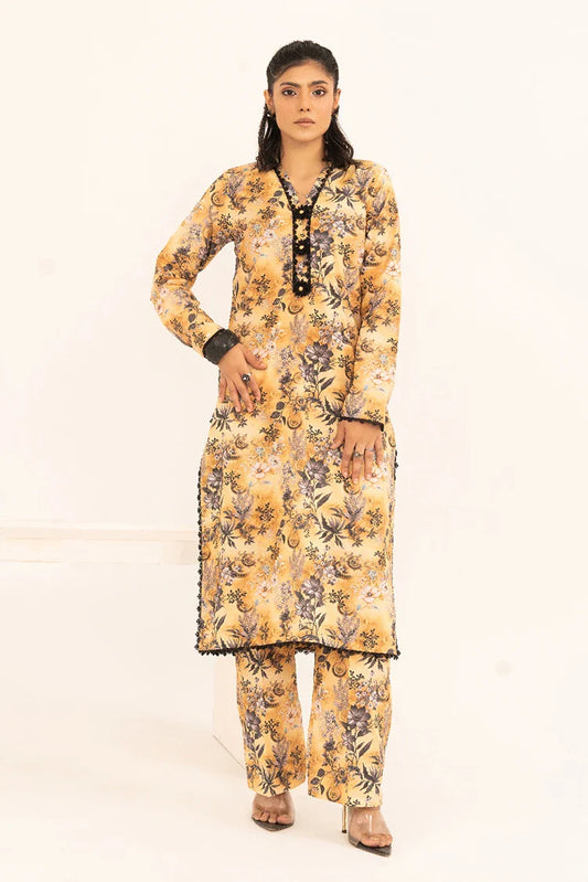 Kleren - Aroma Digital Printed Lawn - Stitched - A-40