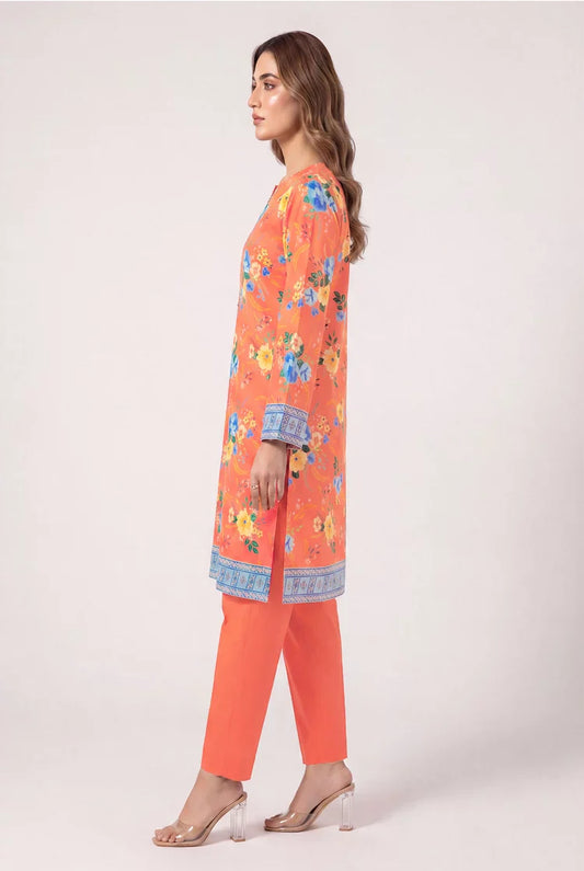 Kleren - Printed Lawn - A-51 - 2 Piece - Unstitched