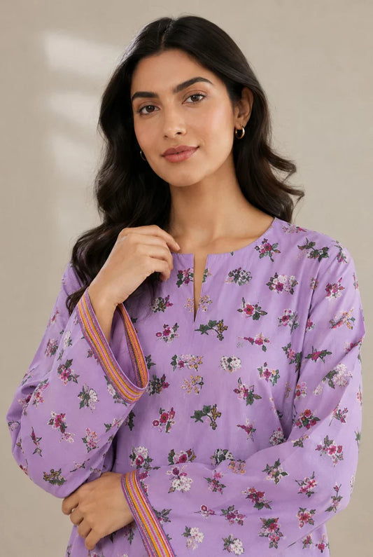 Kleren - Printed Lawn - A-44 - 2 Piece - Unstitched