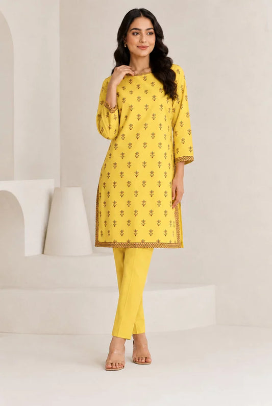 Kleren - Printed Lawn - A-46 - 2 Piece - Unstitched