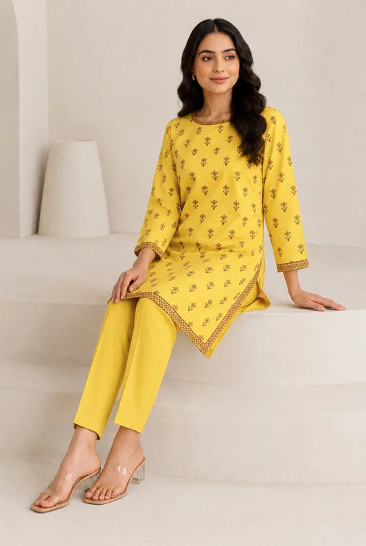 Kleren - Printed Lawn - A-46 - 2 Piece - Unstitched