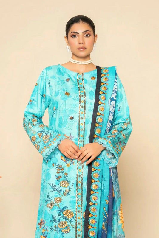 Lala - Lala Vintage Viscose Bana Dora Collection Vol 1 - LS-0417-Crystal Cove - Unstitched