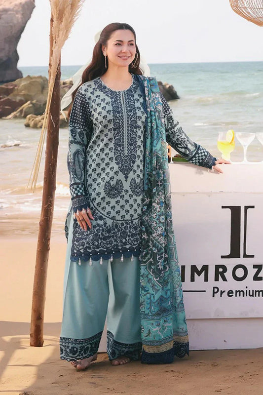 Picture of Serene - Hania Luxury Lawn Collection - SL 75 A Parizay - Unstitched - Available at Raja Sahib