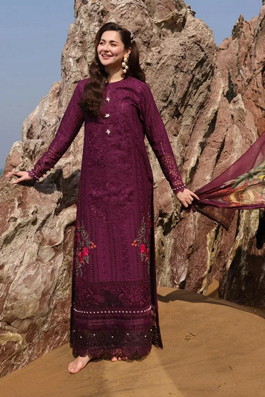 Picture of Serene - Hania Luxury Lawn Collection - SL 77 Izaan - Unstitched - Available at Raja Sahib