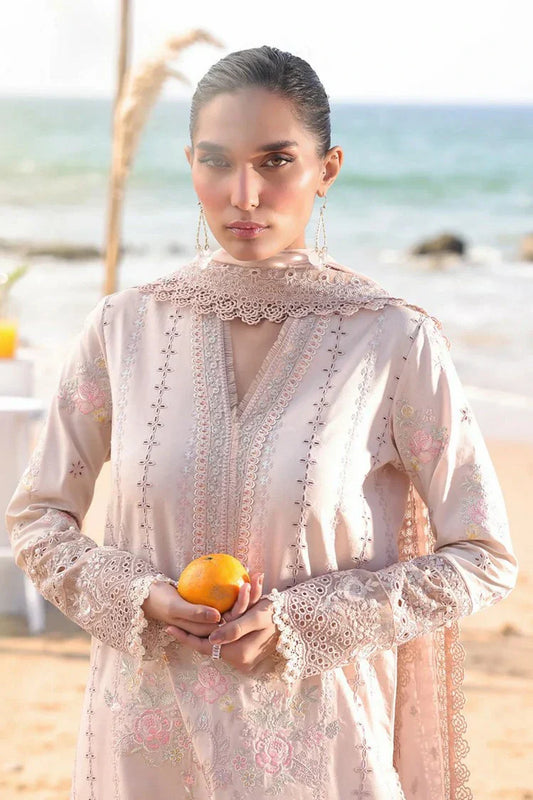 Picture of Serene - Hania Luxury Lawn Collection - SL 79 Kiswa - Unstitched - Available at Raja Sahib