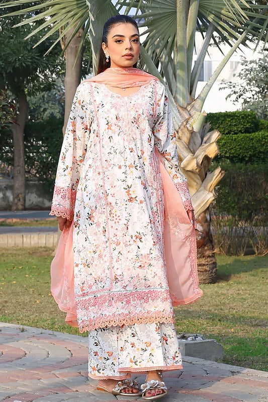 Picture of Zyna - Lawn Collection - 09 Zynara - Unstitched - Available at Raja Sahib